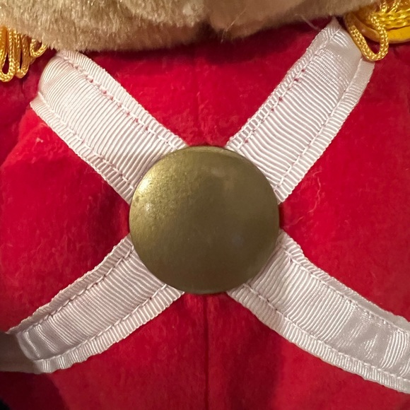Vintage Soldier Teddy Bear Plush Stuffed Animal  AAFES Golden Bear Co Christmas - Picture 10 of 10